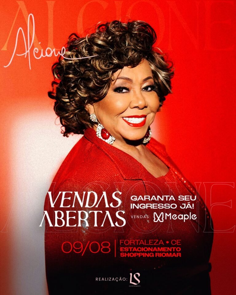 Alcione confirma show em Fortaleza e ingressos já estão à venda