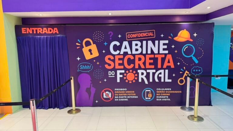 Fortal realiza experiência imersiva na Cabine Secreta no RioMar Fortaleza