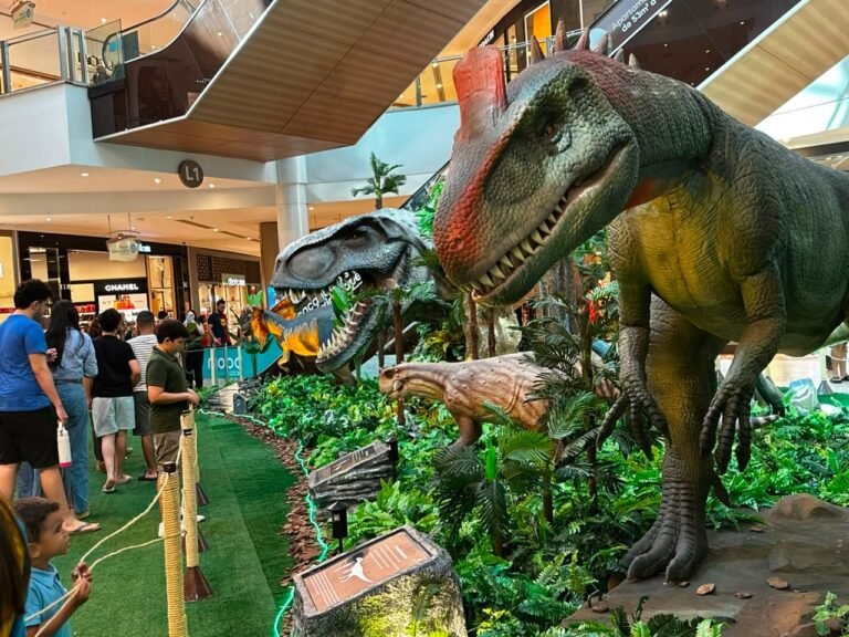 Exposição Imersiva “Mundo dos Dinossauros” chega à Fortaleza com réplicas realistas a partir de sábado (04/07)