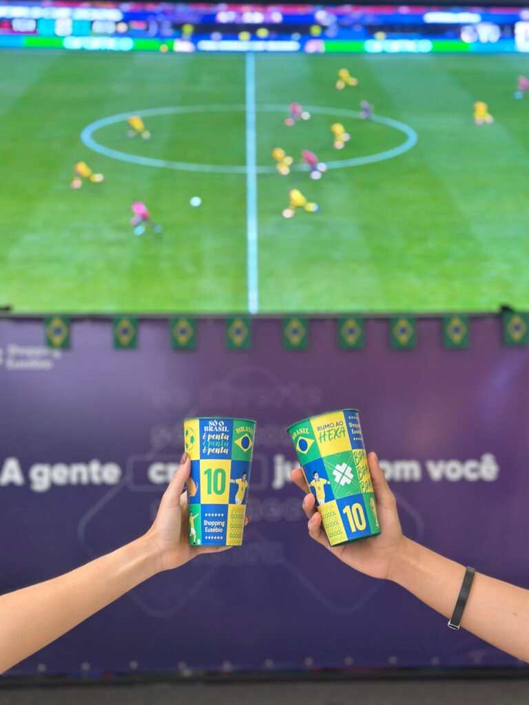 Shopping Eusébio transmite jogo de Brasil e Noruega neste domingo (05)