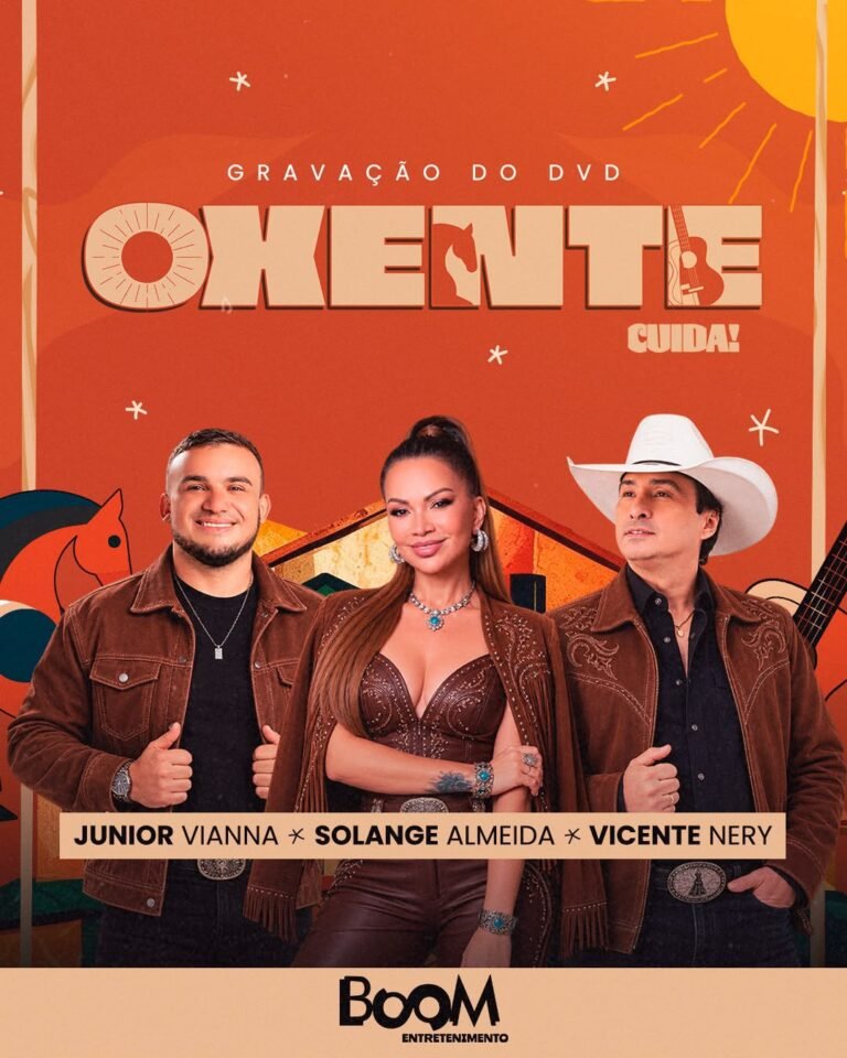 Oxente Cuida reúne Solange Almeida, Vicente Nery e Júnior Vianna em novo projeto que celebra o forró nordestino