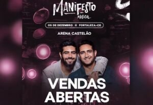 Henrique & Juliano levam Manifesto Musical à Arena Castelão em dezembro