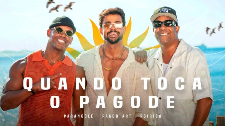 Parangolé, Psirico e Pagod’art lançam clipe de “Quando Toca Pagode” nesta quinta (8).